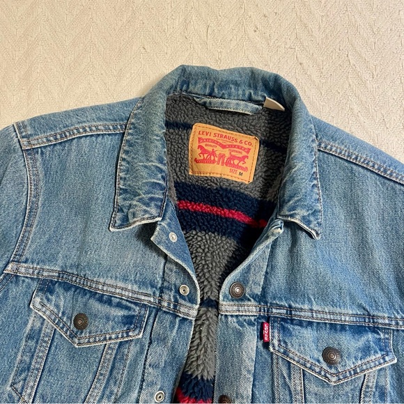 Levi's Light Blue Denim Jacket for Men Size Medium - Picture 2 of 9